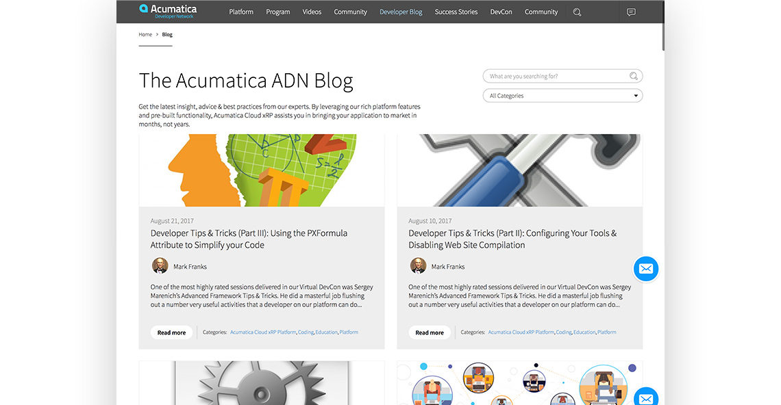 Acumatica Developers Network