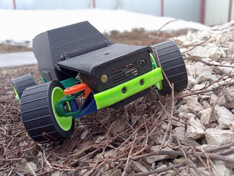 Радиоуправляемая машинка на Arduino для преодоления мини-бездорожья